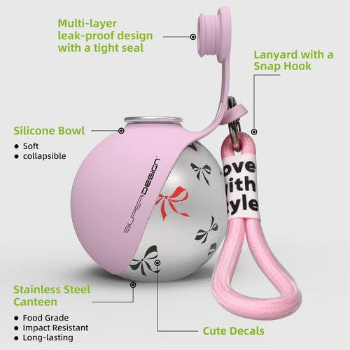Compact Dog Travel Water Bottle