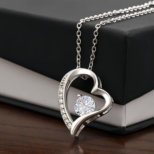 Heart Shape Zirconia Necklace